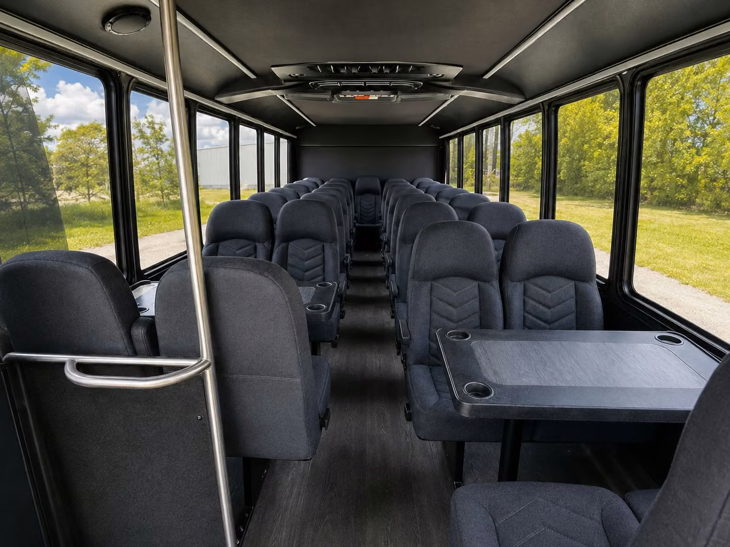 15 passenger minibus inside