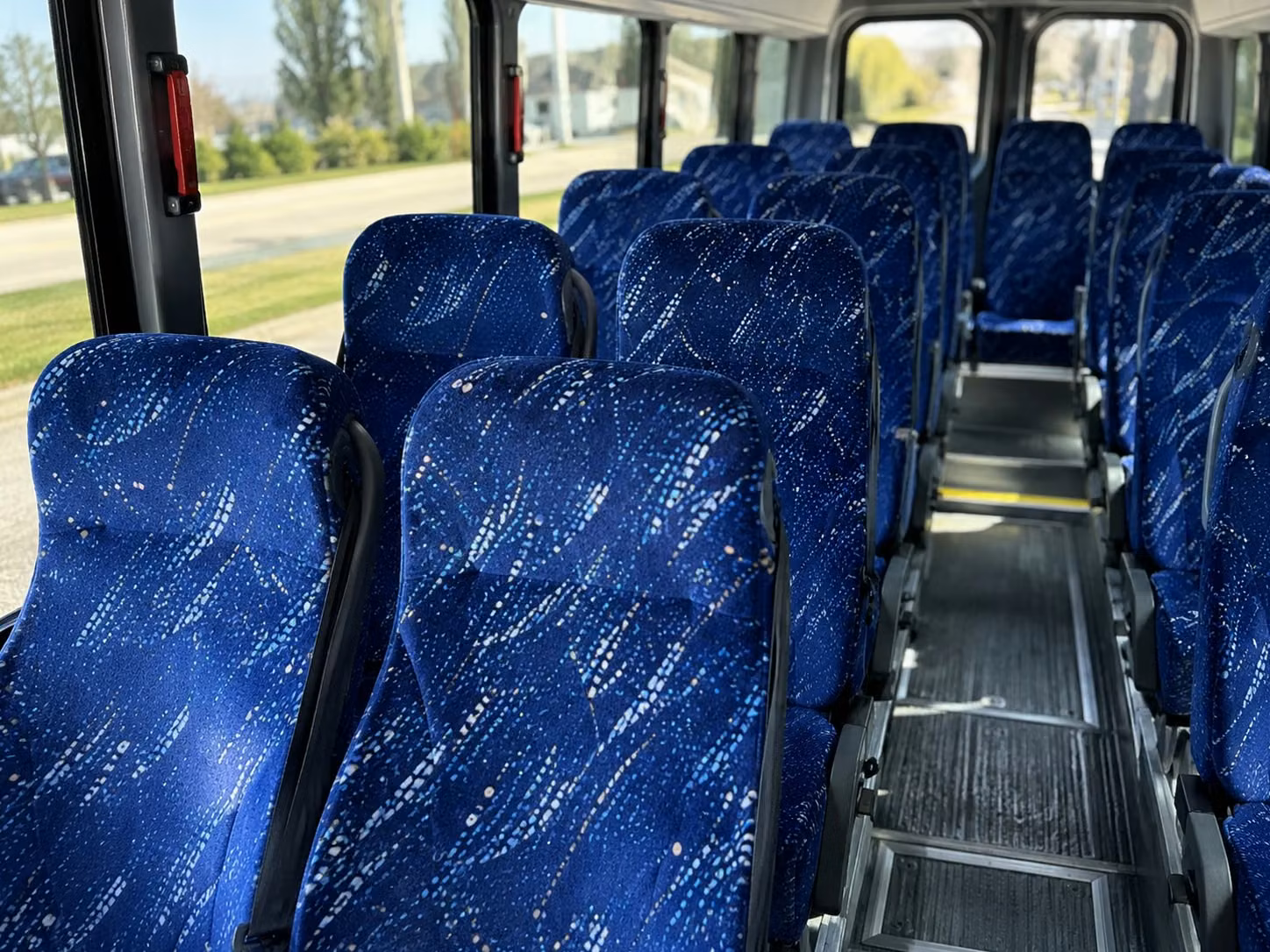 15 passenger minibus interior