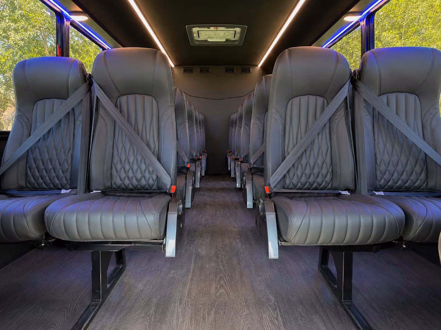 18 passenger minibus inside