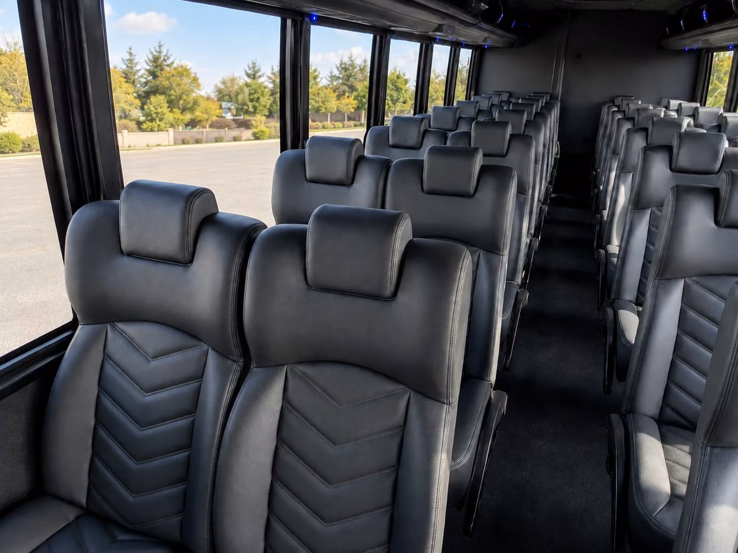 20 passenger minibus interior