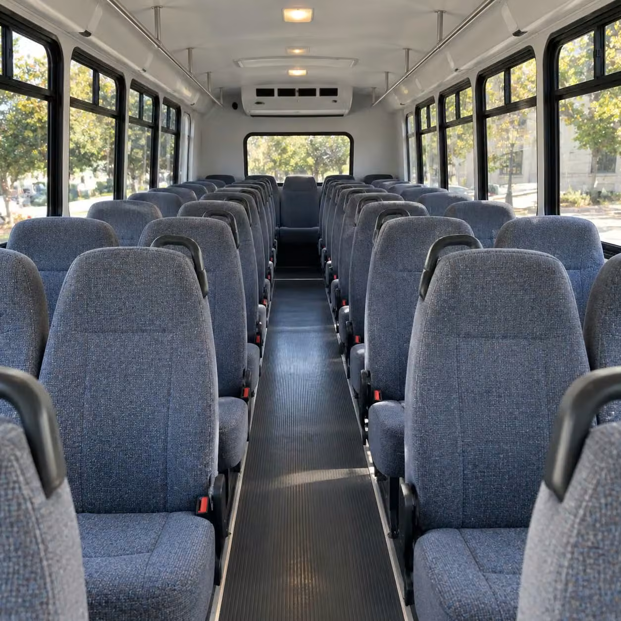 25 passenger minibus interior