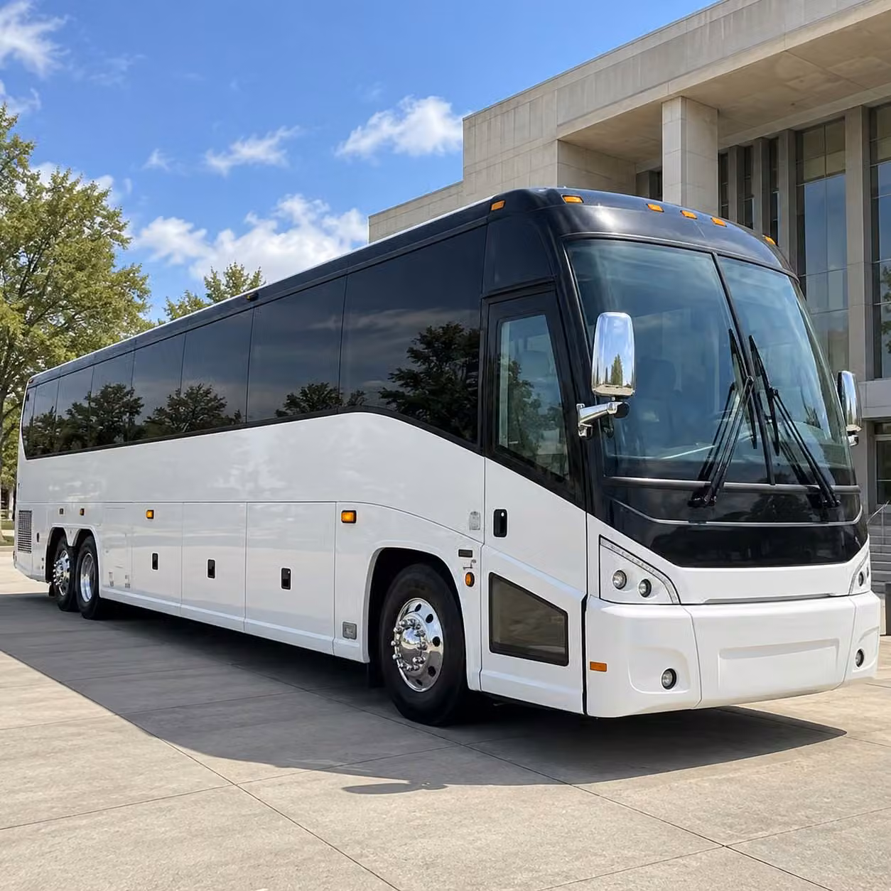 ada accessible and long distance field trip bus rentals in raleigh