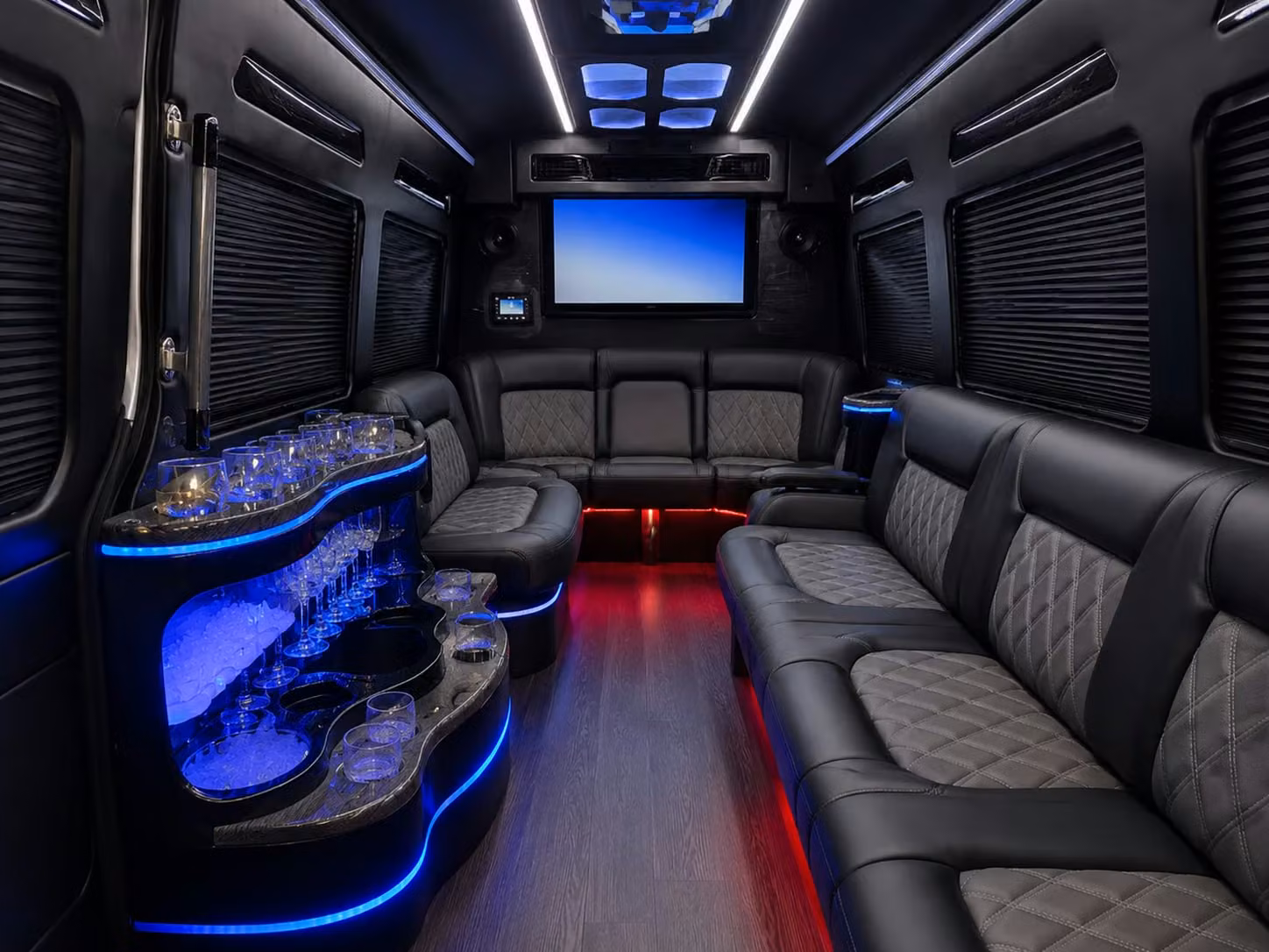 bus rental options for raleigh trips