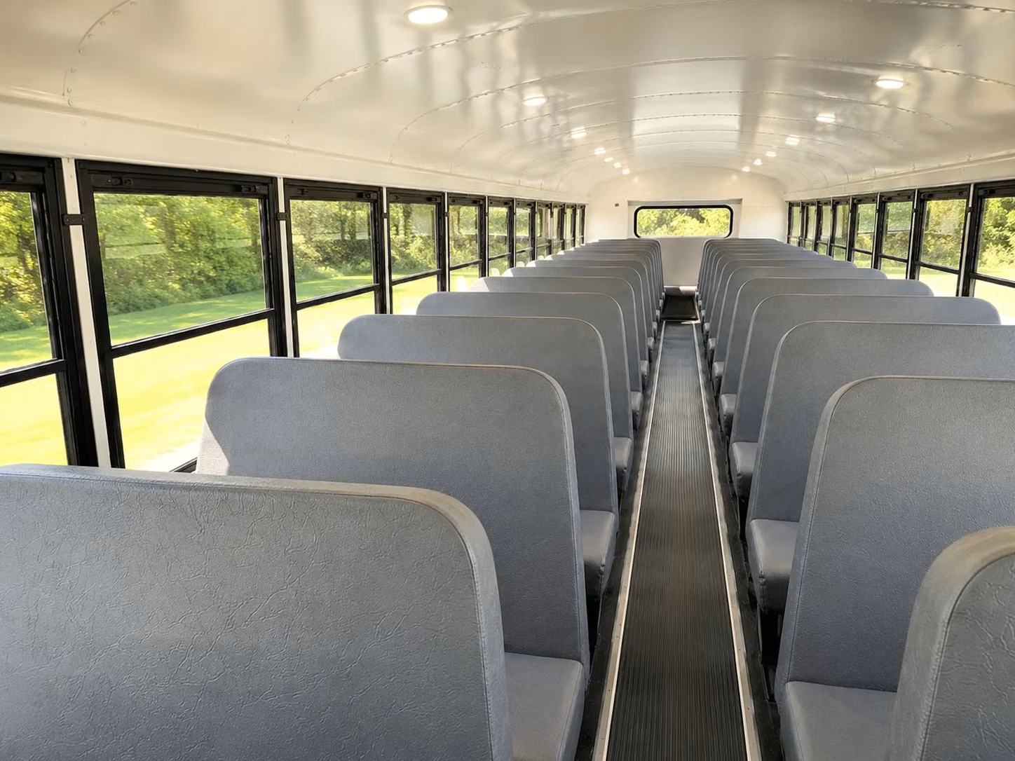 school bus interior