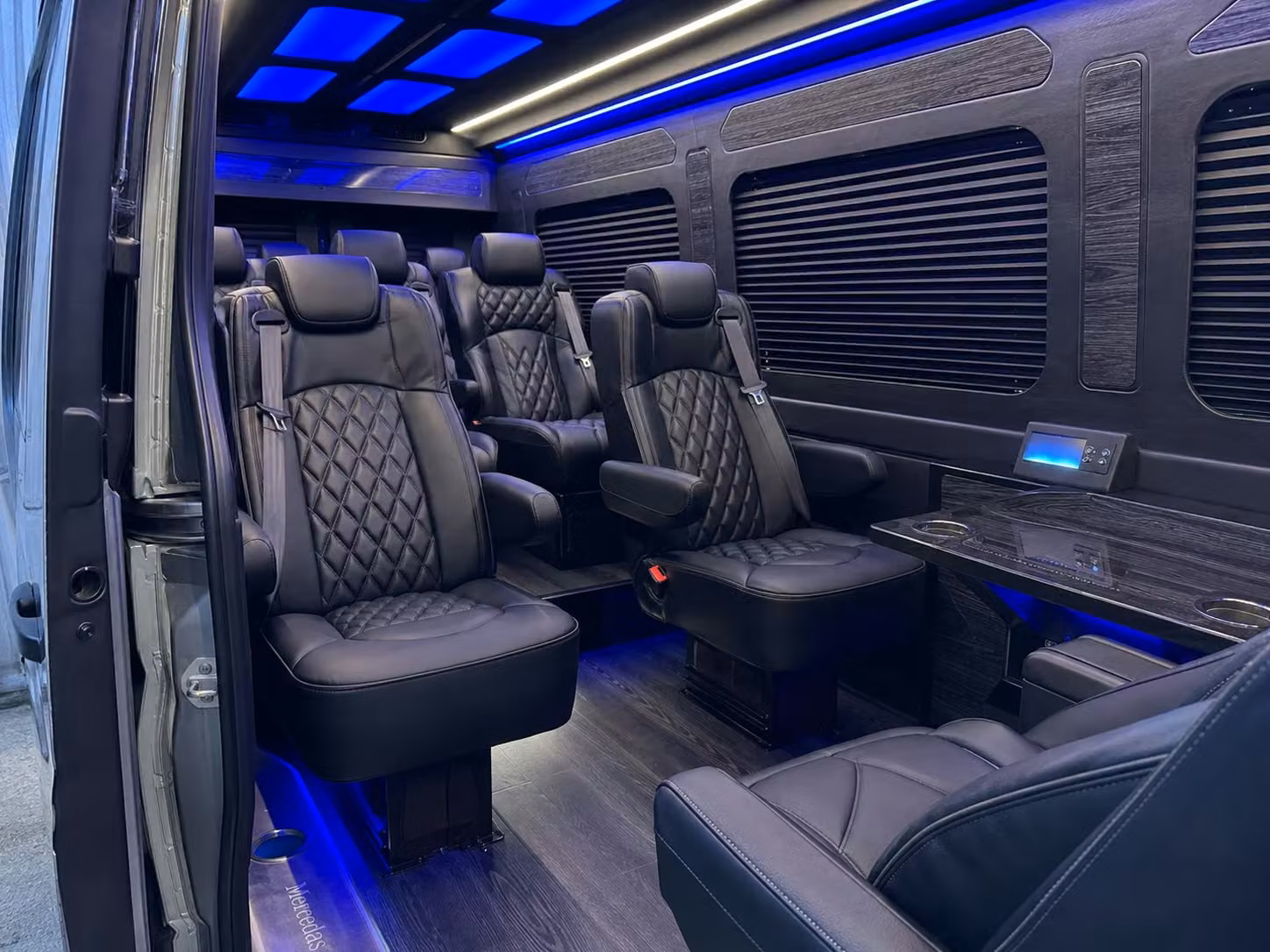 sprinter van transportation for groups and events across raleigh