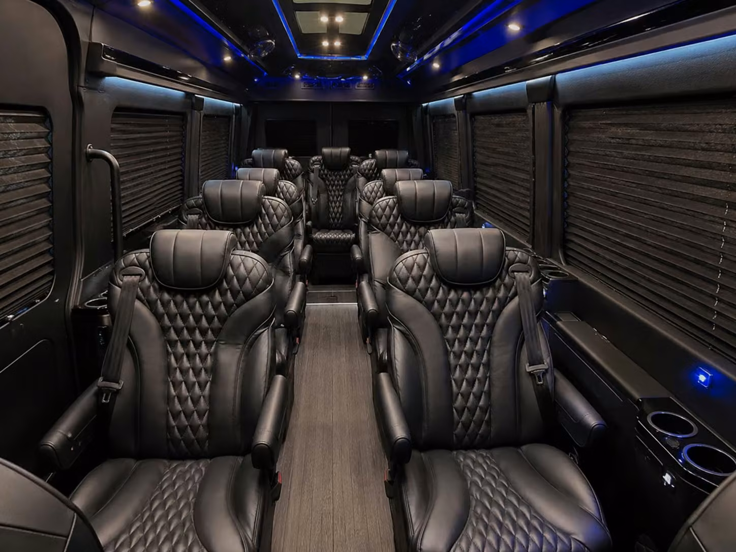 sprinter van with driver inside